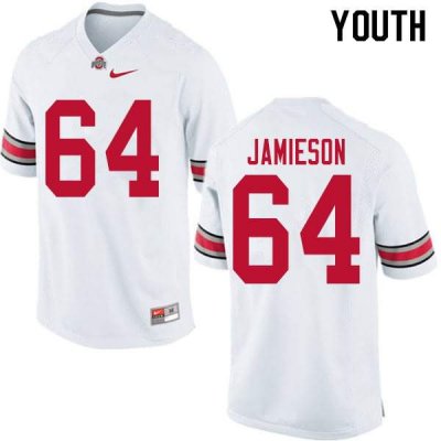 Youth Ohio State Buckeyes #64 Jack Jamieson White Nike NCAA College Football Jersey OG PVI4344QX